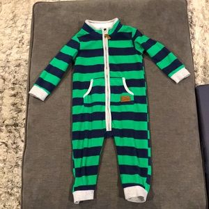 Carter’s fleece striped one piece